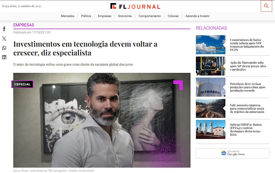 Investimentos em tecnologia devem voltar a crescer, diz especialista